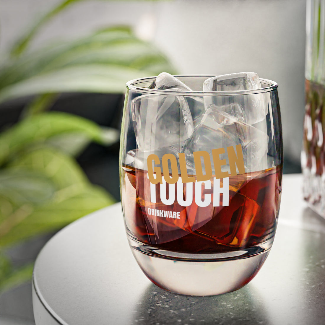 Golden Touch Whiskey Glass