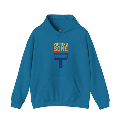 Putting Some Paint Where It Aint Unisex Heavy Blend™ Hooded Sweatshirt