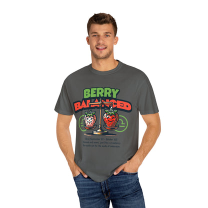 Berry Balanced Unisex Garment-Dyed T-shirt