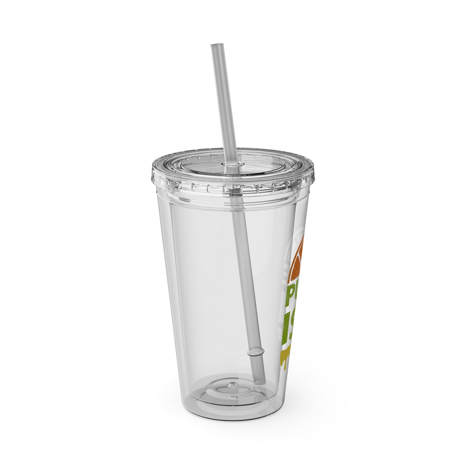 Pure I$M Sunsplash Tumbler with Straw, 16oz