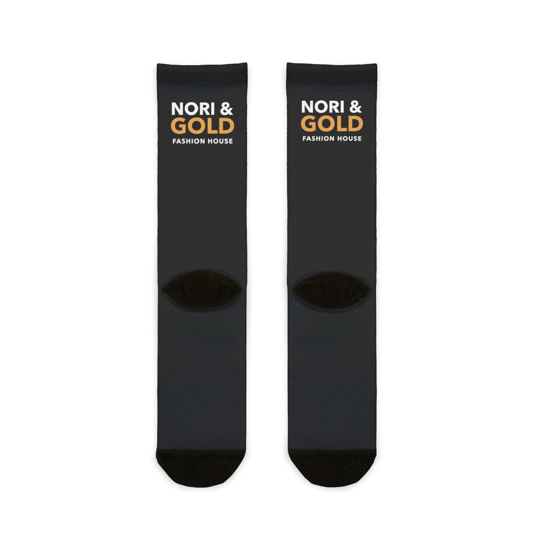 Nori &amp; Gold Unisex Crew Socks