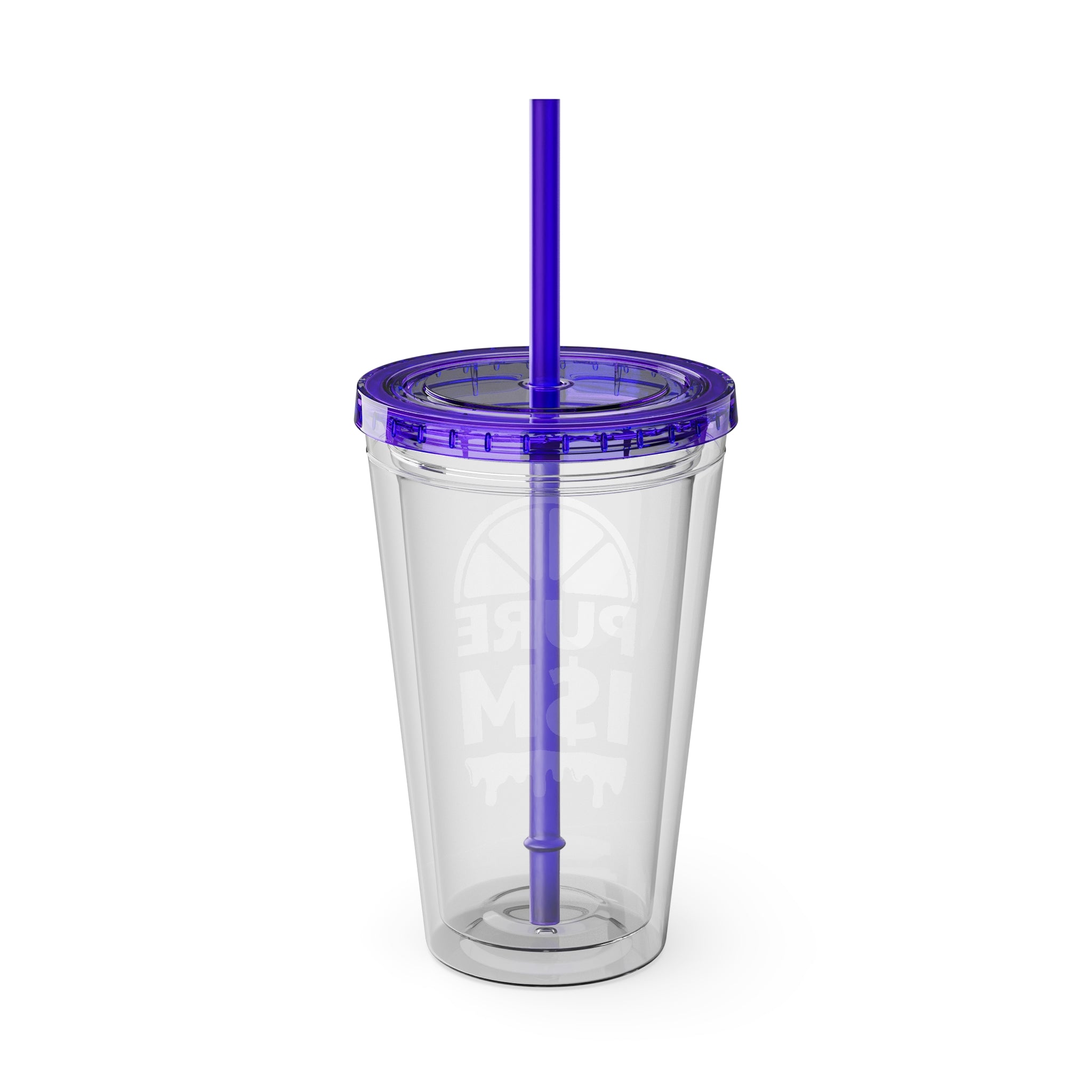 Pure I$M Sunsplash Tumbler with Straw, 16oz