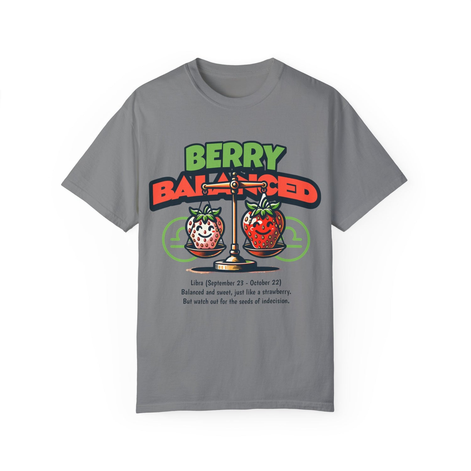 Berry Balanced Unisex Garment-Dyed T-shirt