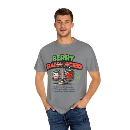 Berry Balanced Unisex Garment-Dyed T-shirt