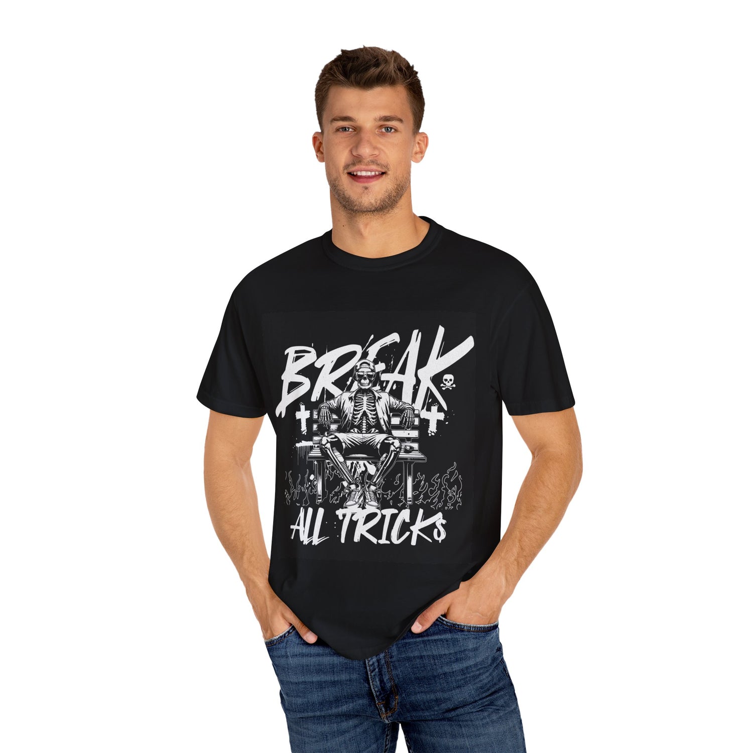 Break All Tricks Unisex Garment-Dyed T-shirt