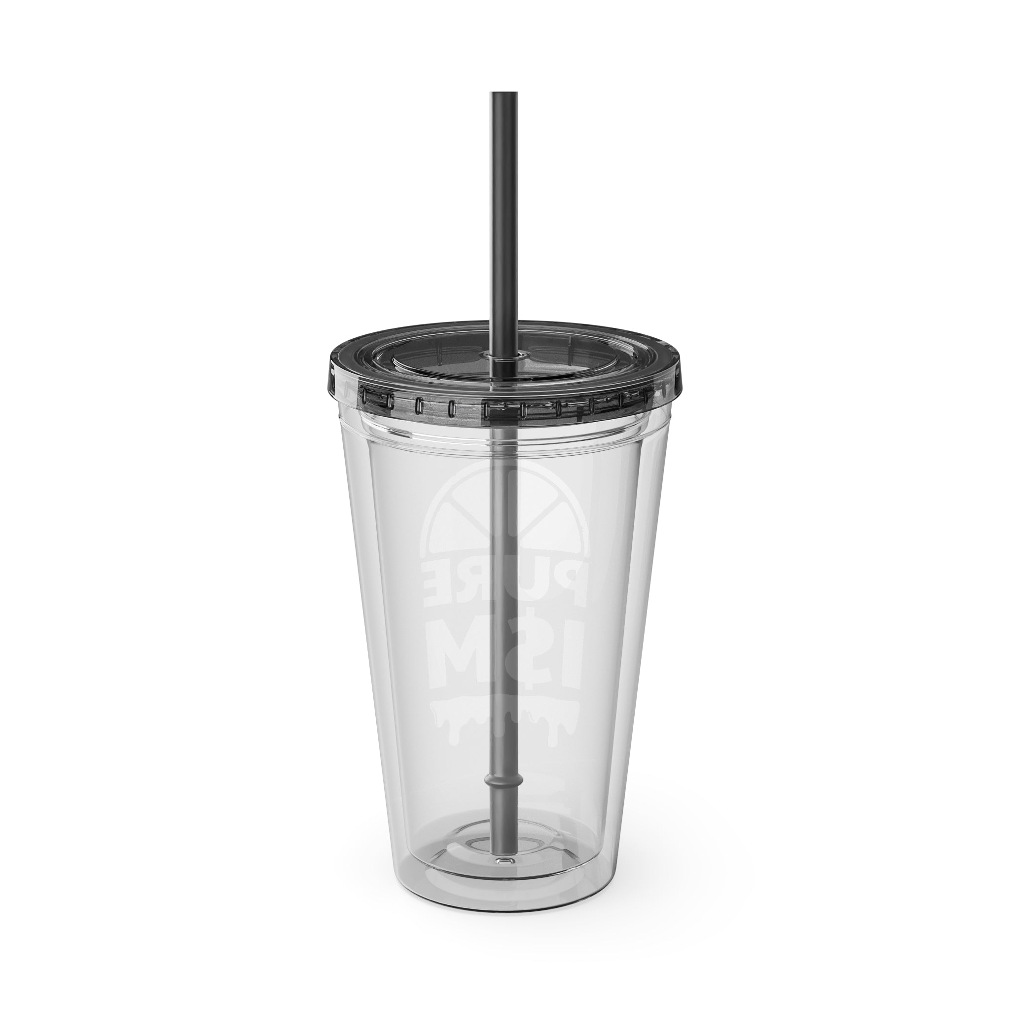 Pure I$M Sunsplash Tumbler with Straw, 16oz