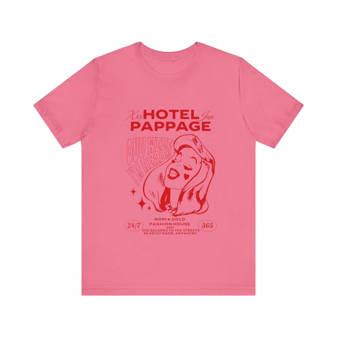 Hotel Pappage Unisex Jersey Short Sleeve Tee