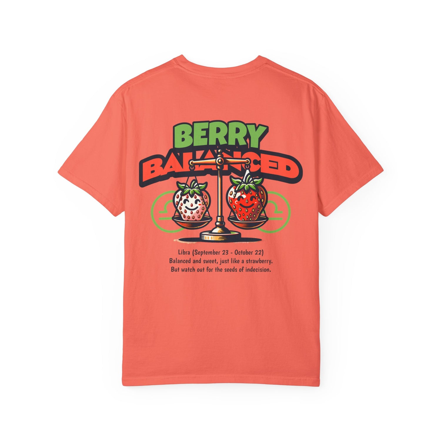 Berry Balanced Unisex Garment-Dyed T-shirt