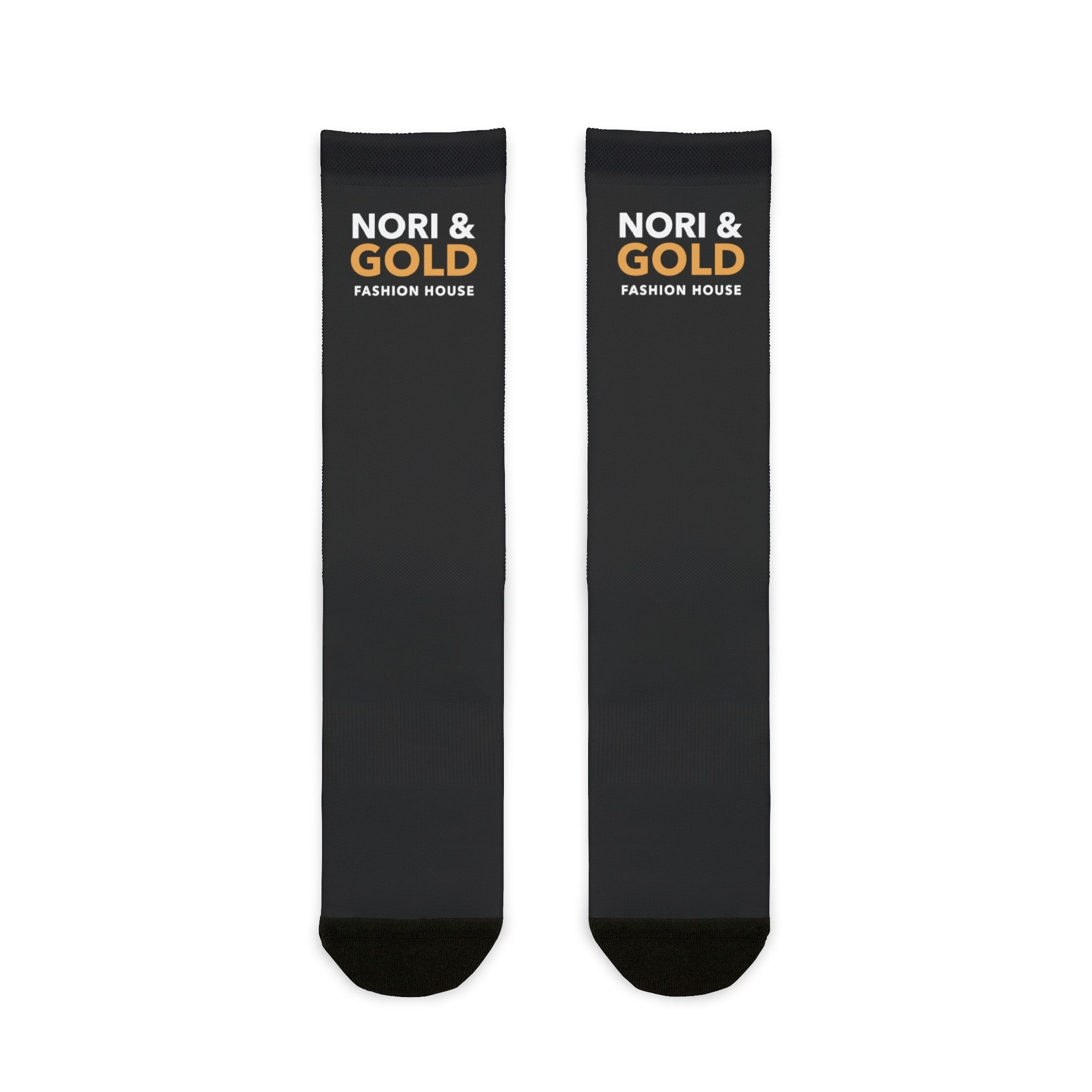 Nori &amp; Gold Unisex Crew Socks