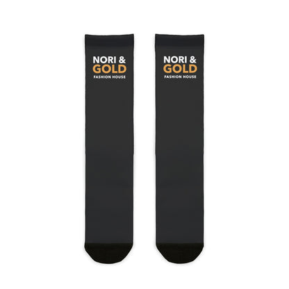 Nori &amp; Gold Unisex Crew Socks