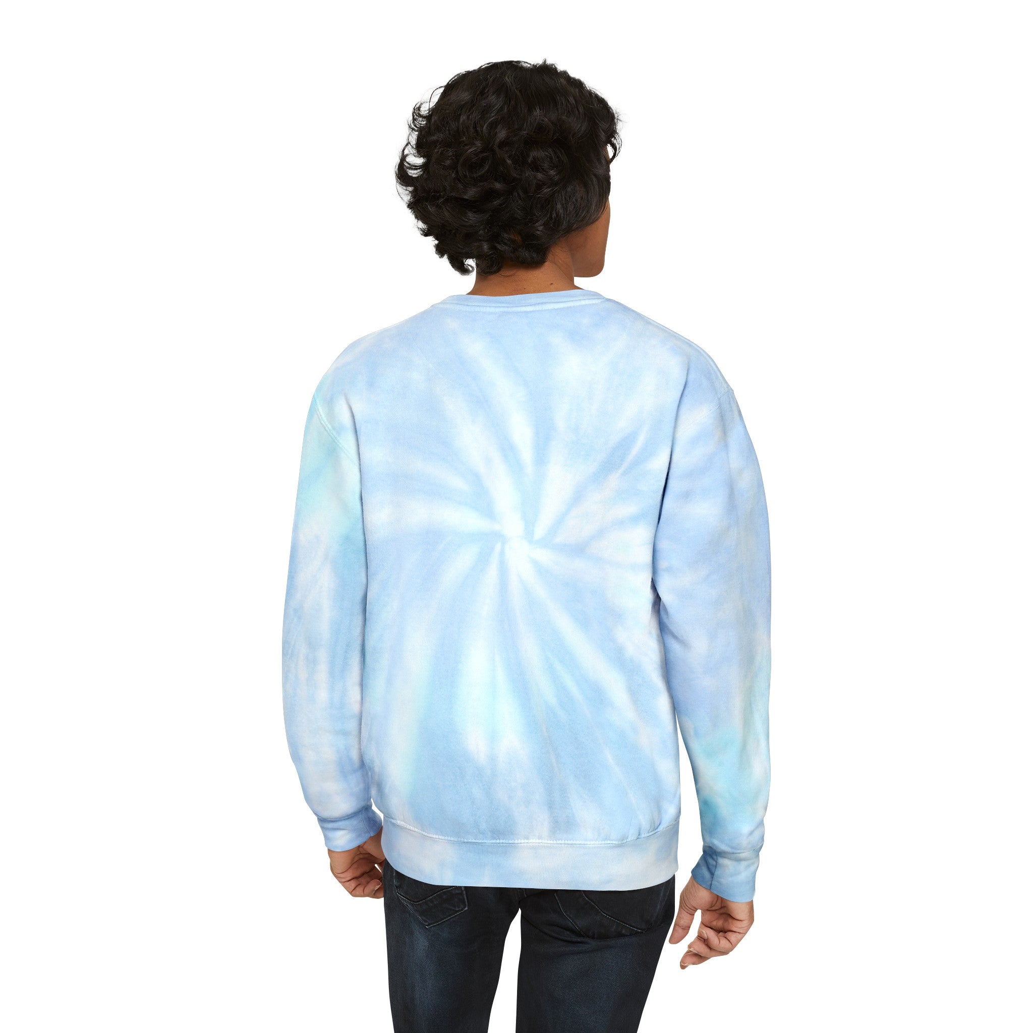 Snow Bunnies Want Mo Money Unisex Tie-Dye Sweatshirt