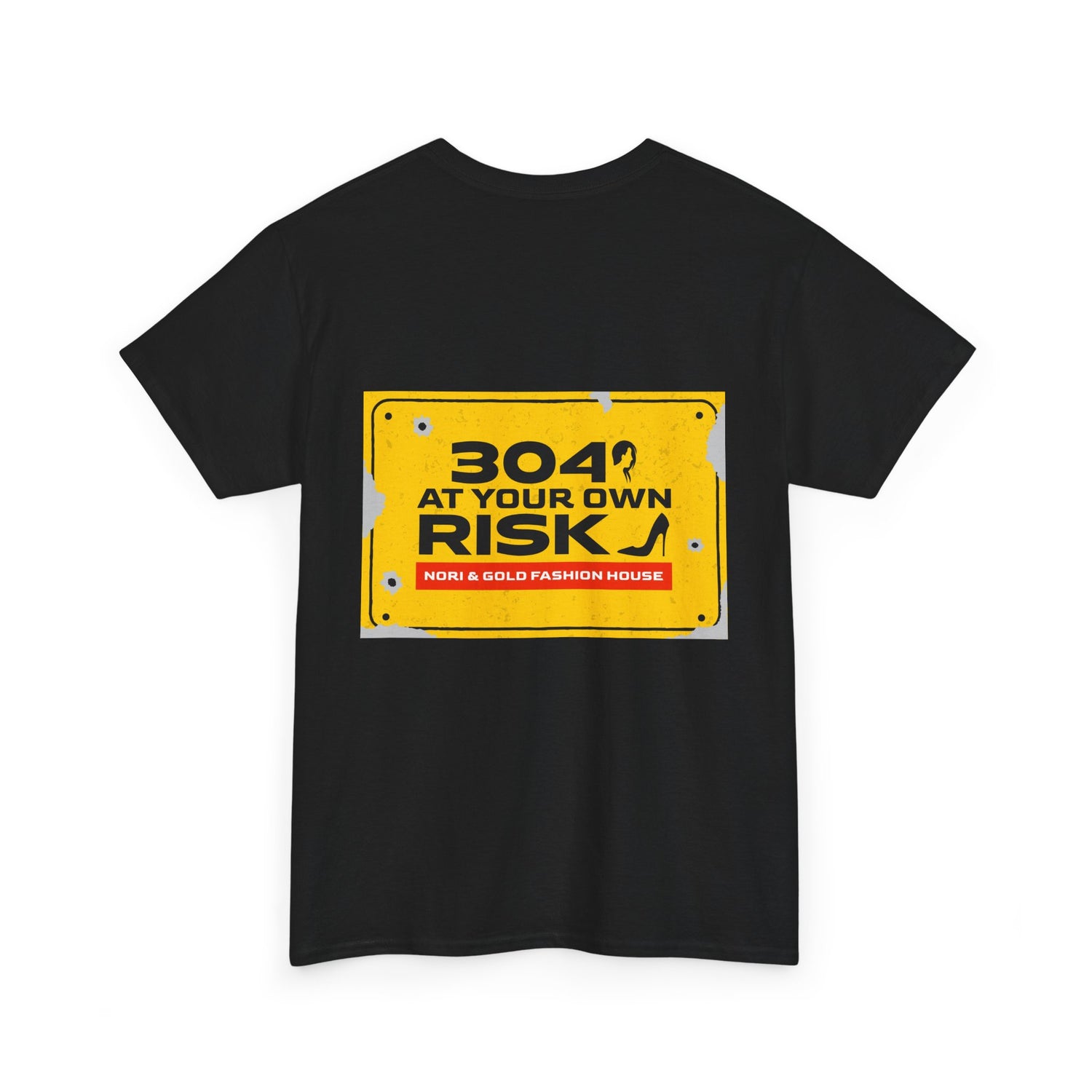 304 At Your Own Risk Unisex Heavy Cotton Tee