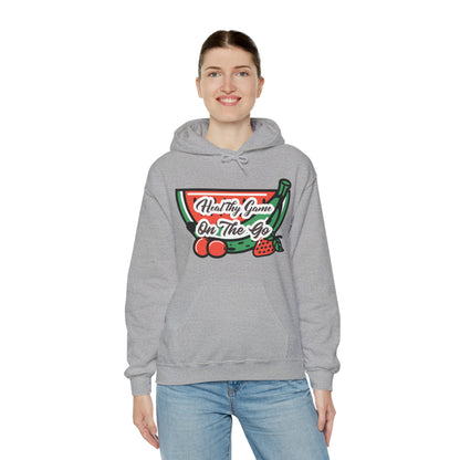 Healthy Game On The Go Unisex Heavy Blend™ Hooded Sweatshirt