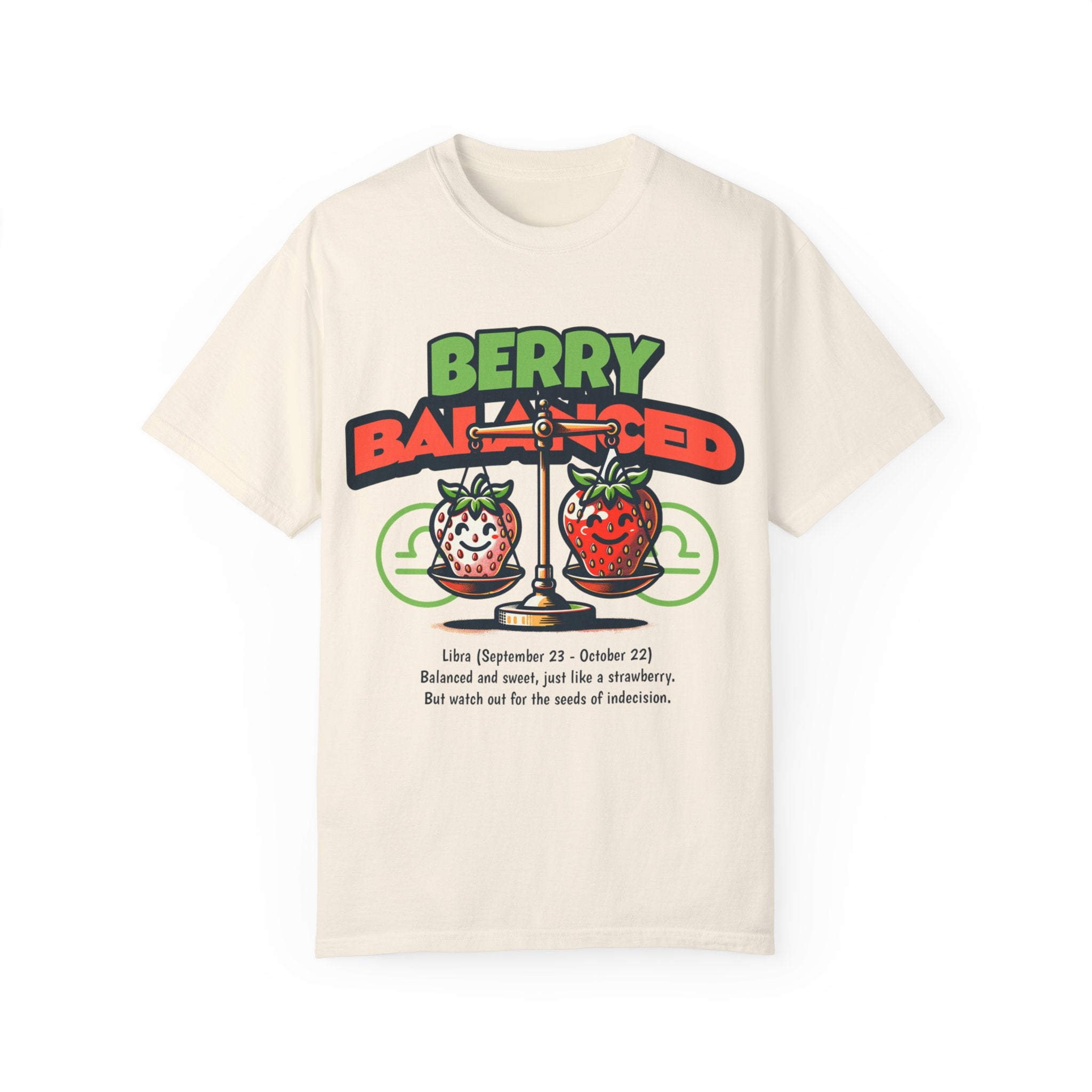 Berry Balanced Unisex Garment-Dyed T-shirt