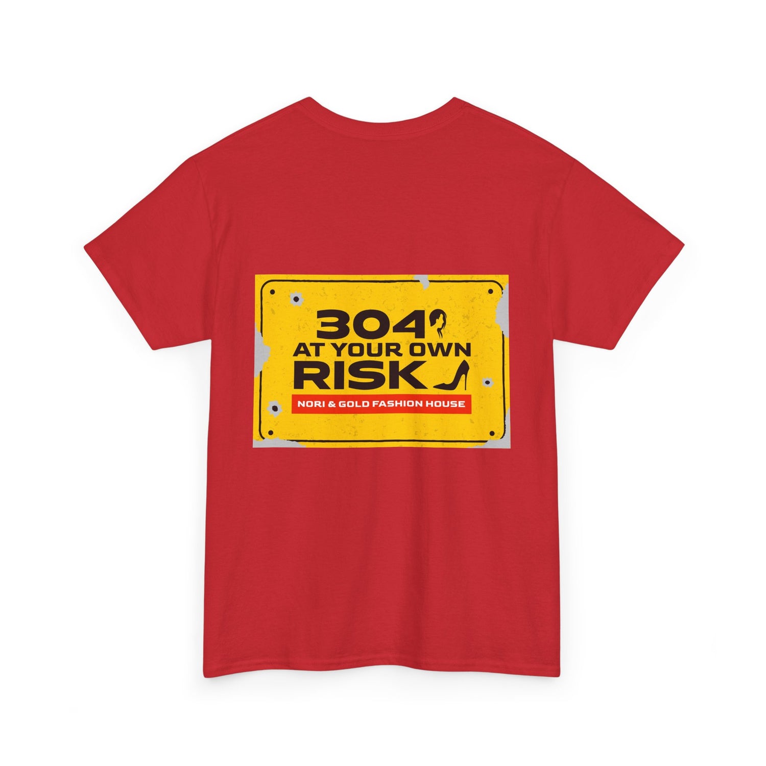 304 At Your Own Risk Unisex Heavy Cotton Tee