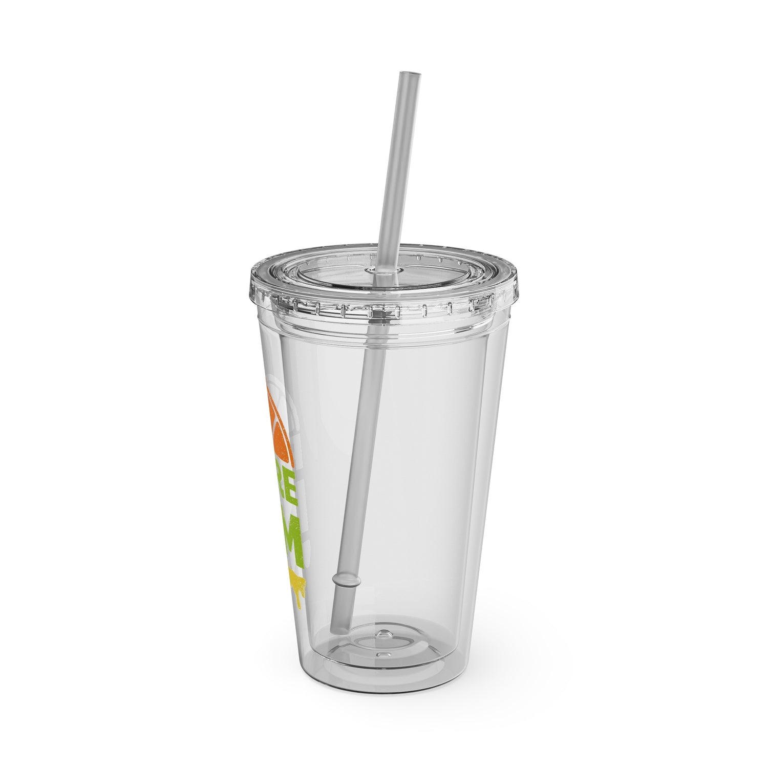 Pure I$M Sunsplash Tumbler with Straw, 16oz