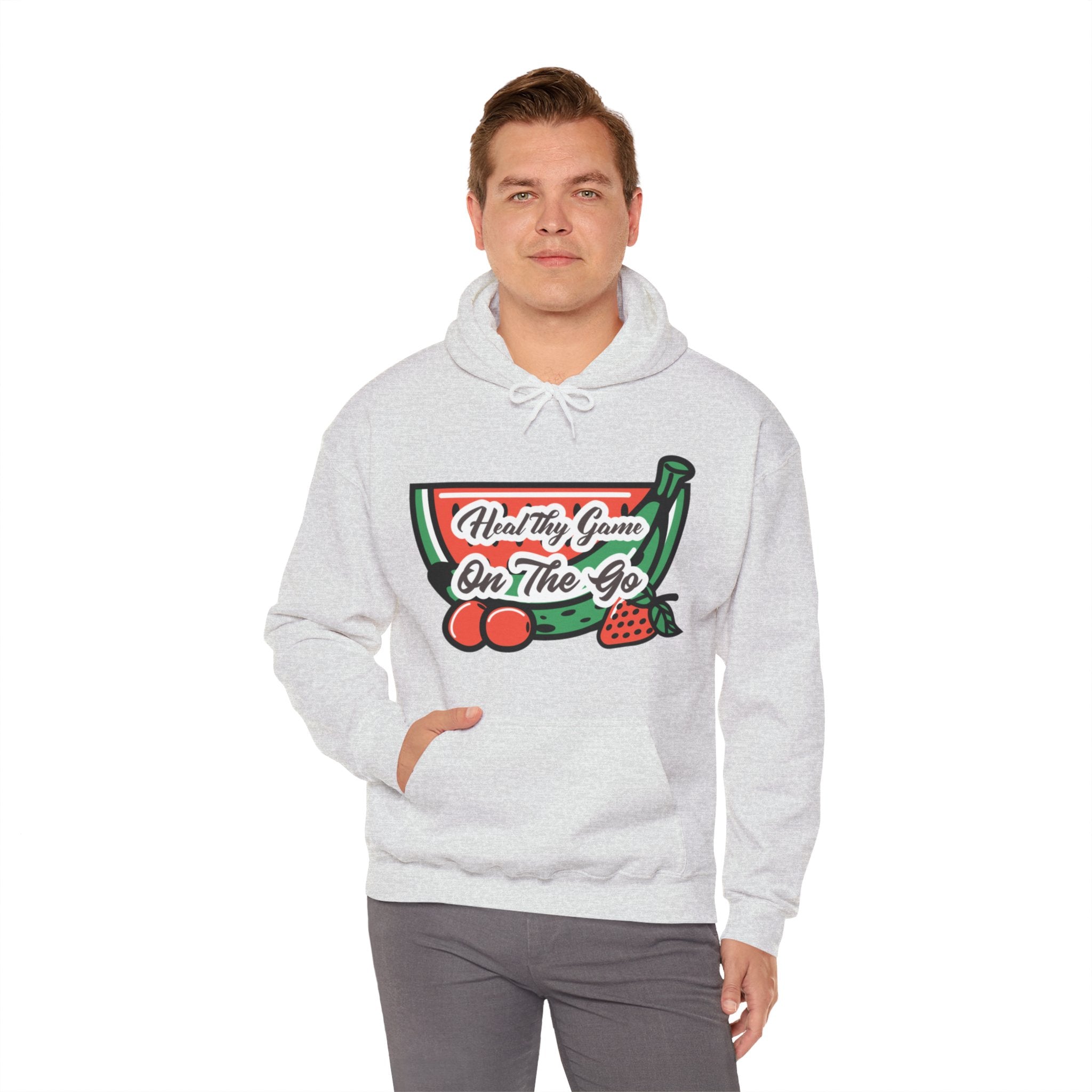 Healthy Game On The Go Unisex Heavy Blend™ Hooded Sweatshirt