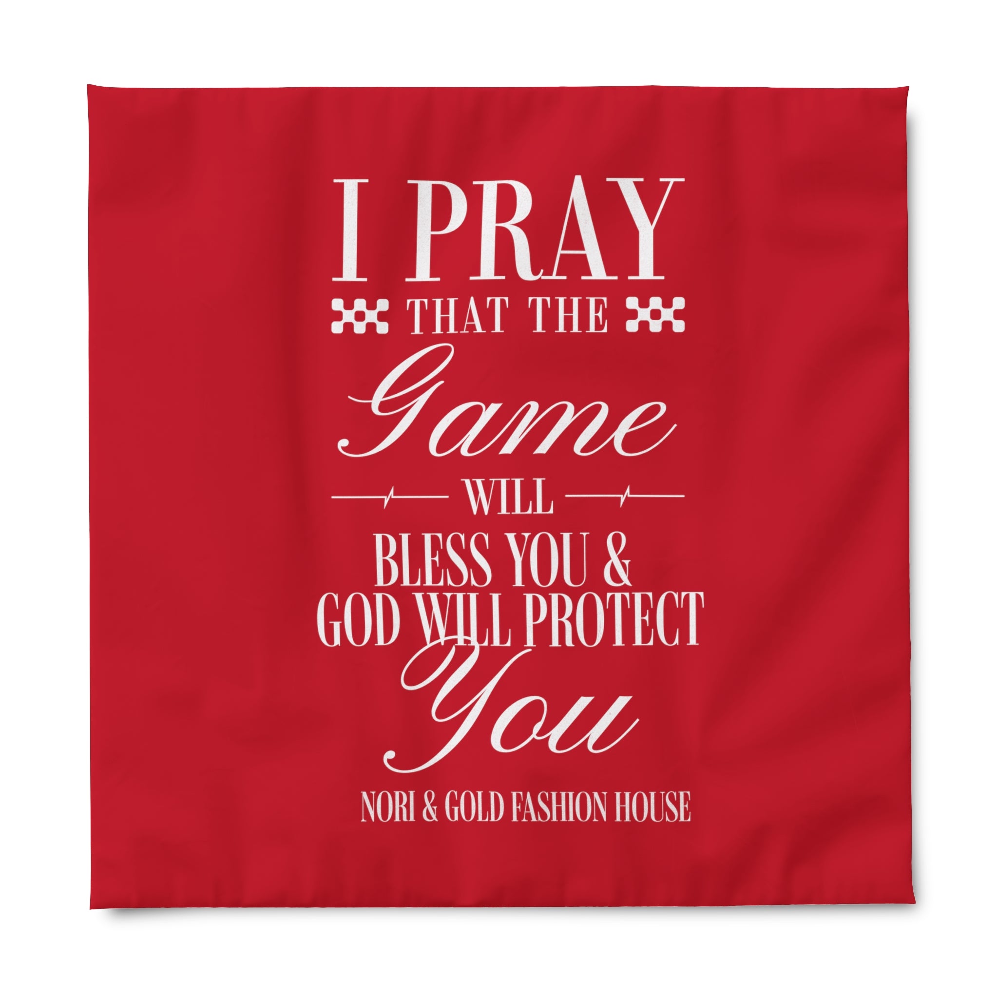 Game Bless God Protects Duvet Cover