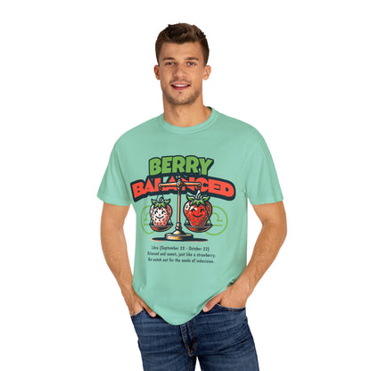 Berry Balanced Unisex Garment-Dyed T-shirt