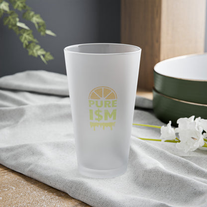 Pure I$m Frosted Pint Glass, 16oz