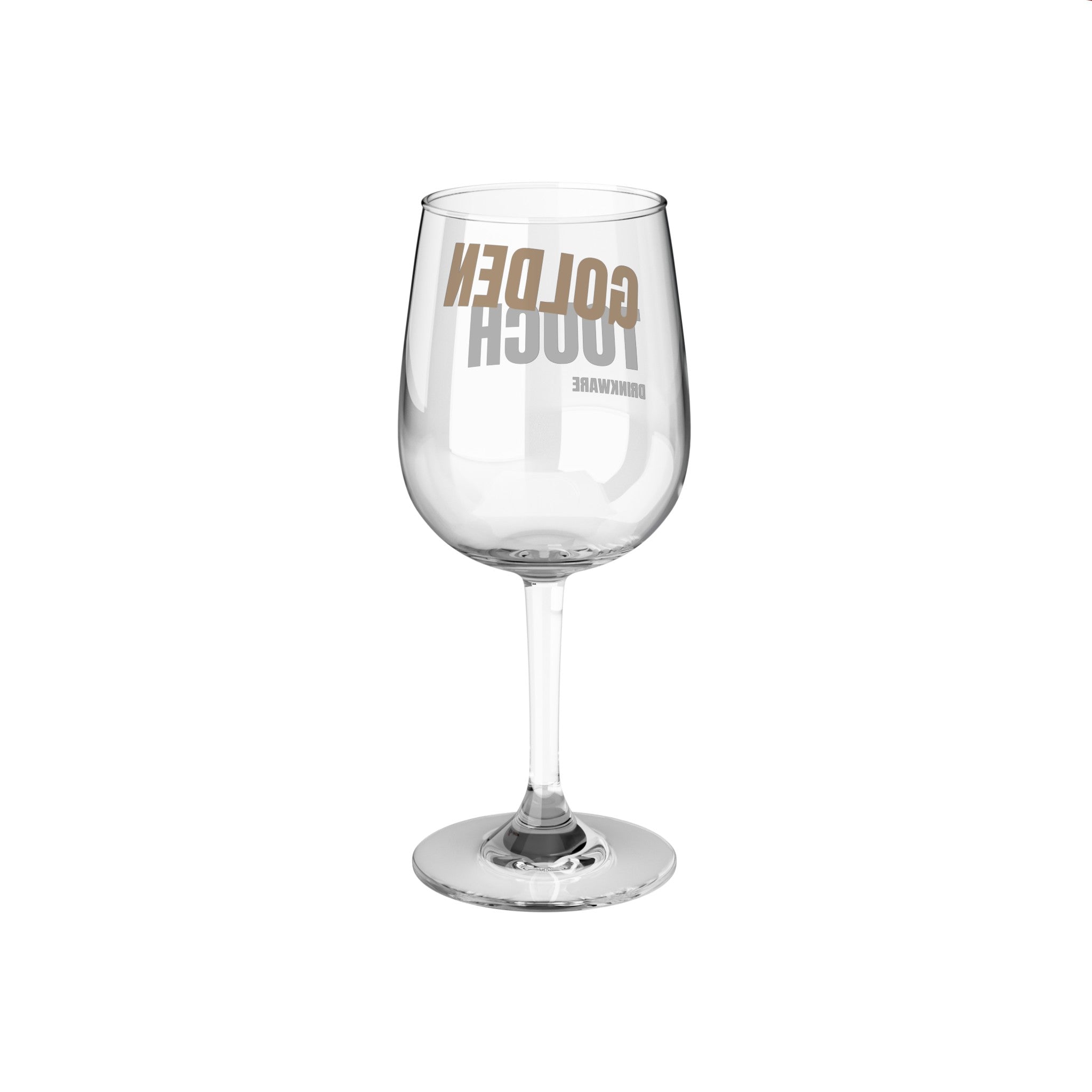 Golden Touch Drink-Ware Wine Glass, 12oz