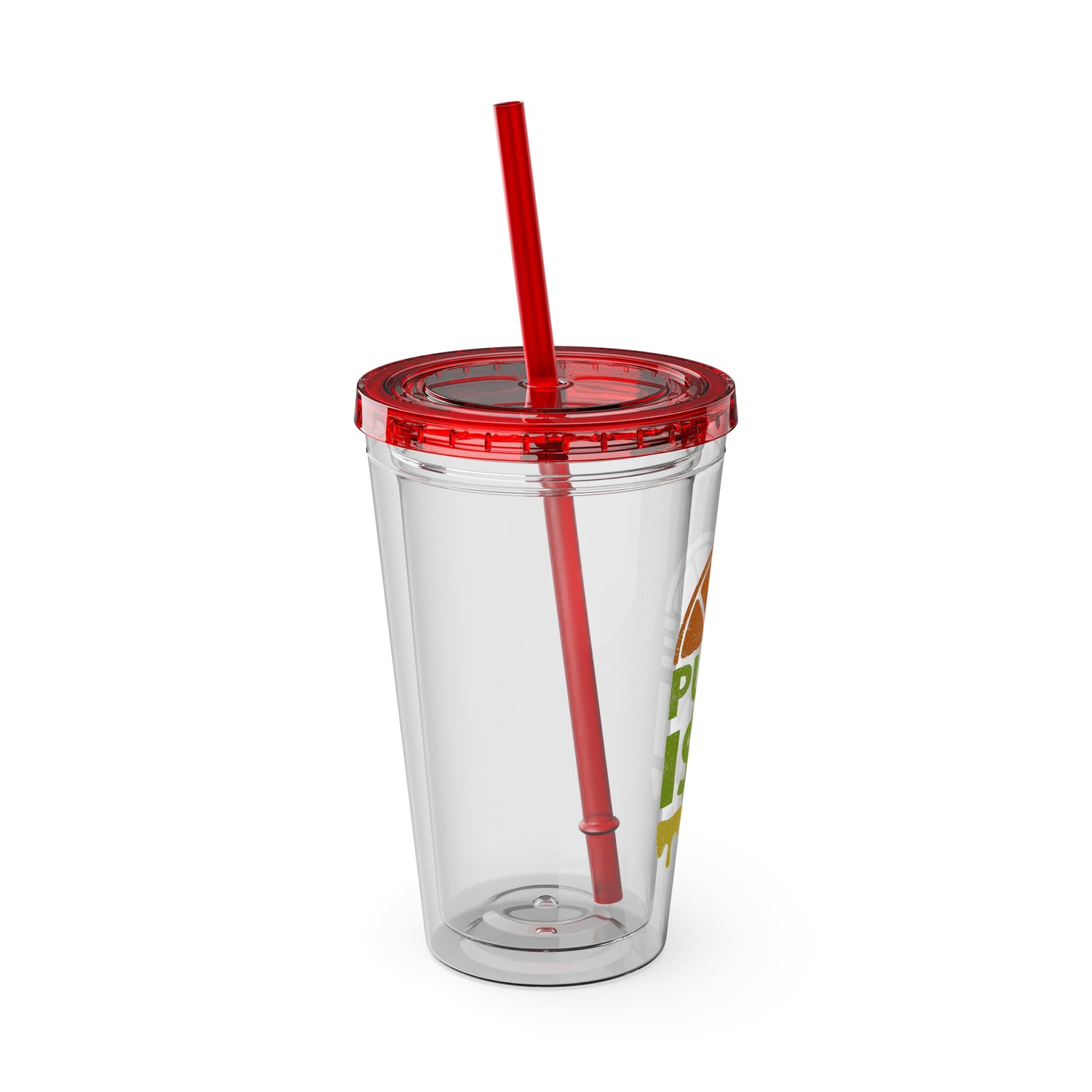 Pure I$M Sunsplash Tumbler with Straw, 16oz