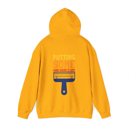 Putting Some Paint Where It Aint Unisex Heavy Blend™ Hooded Sweatshirt