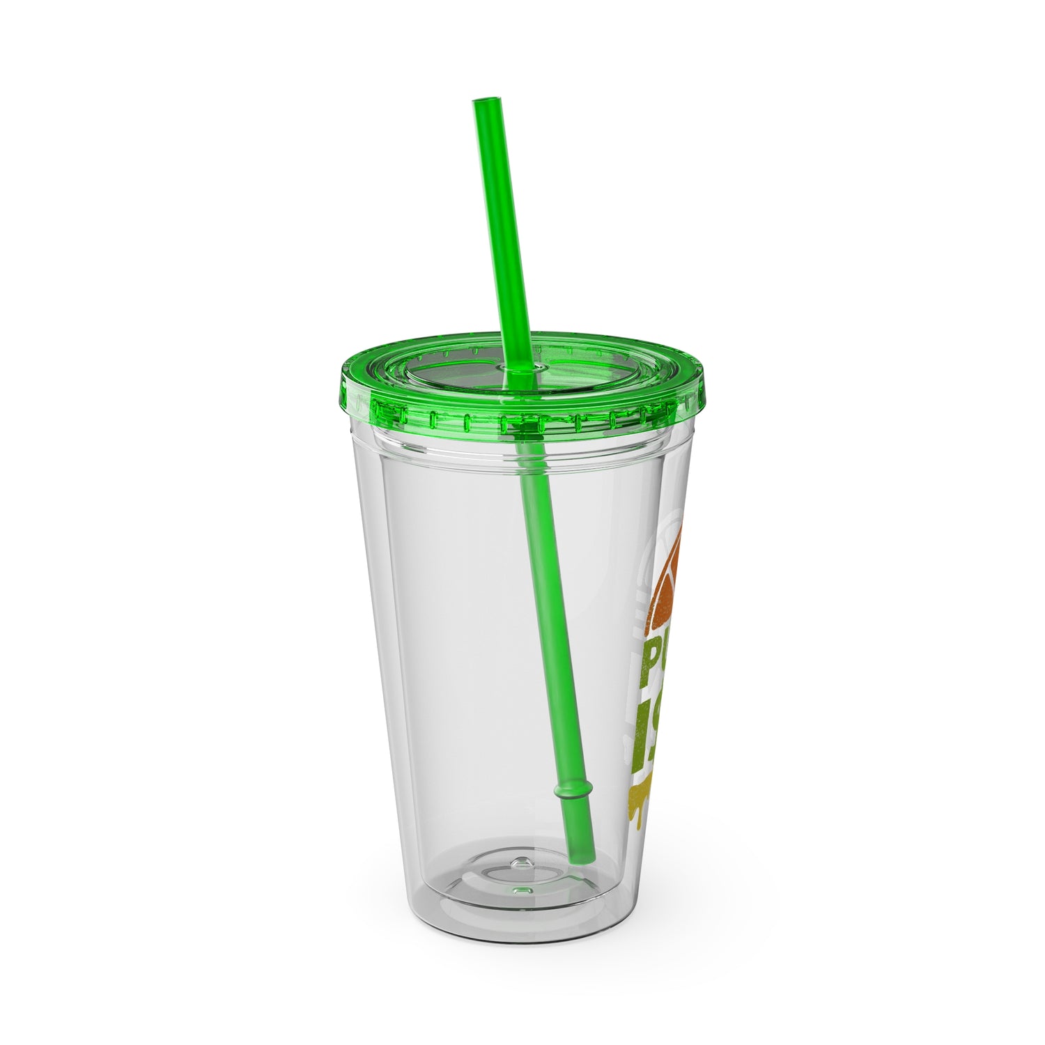 Pure I$M Sunsplash Tumbler with Straw, 16oz