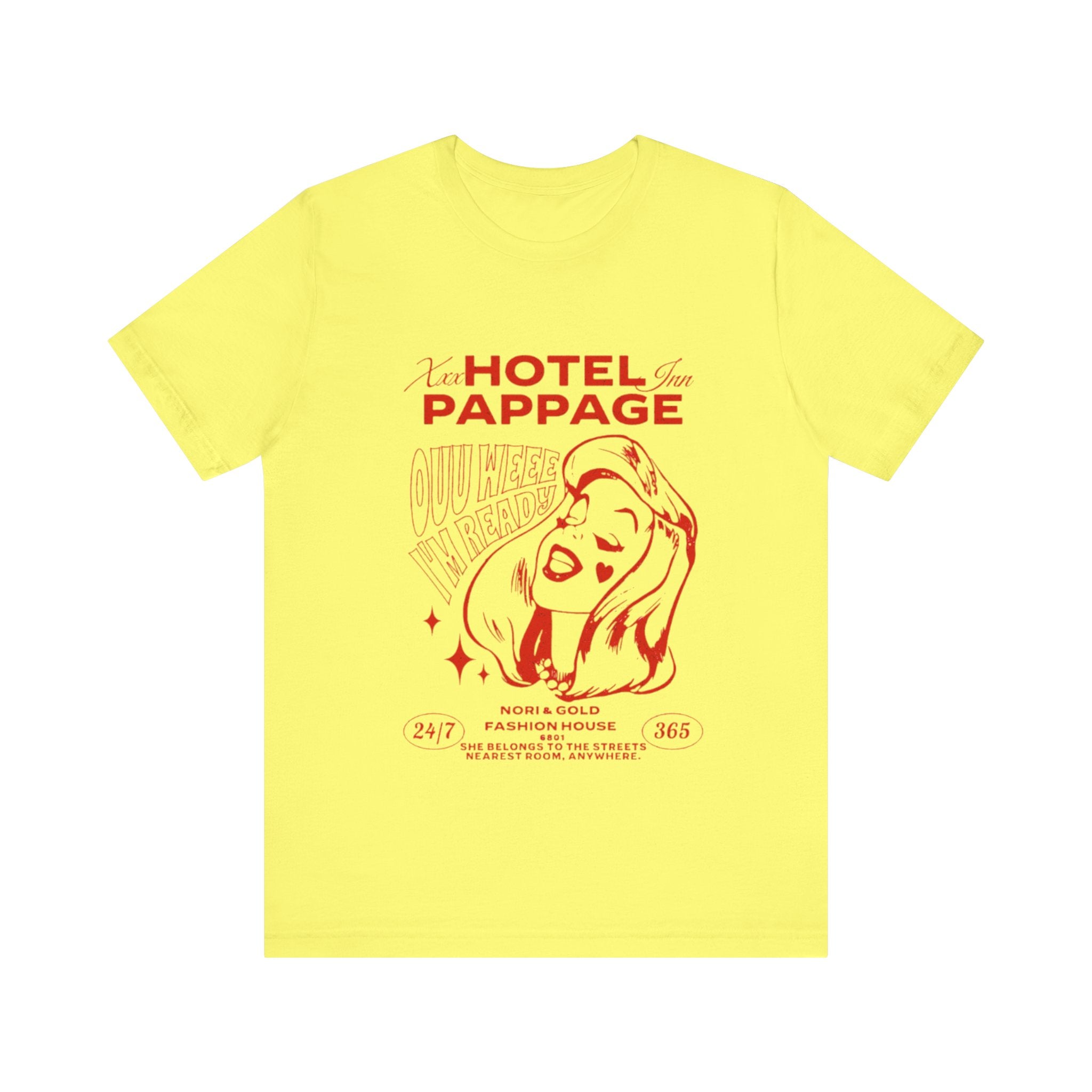 Hotel Pappage Unisex Jersey Short Sleeve Tee