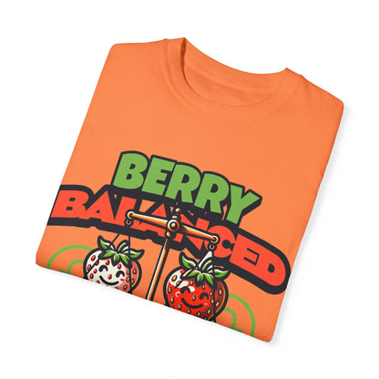 Berry Balanced Unisex Garment-Dyed T-shirt