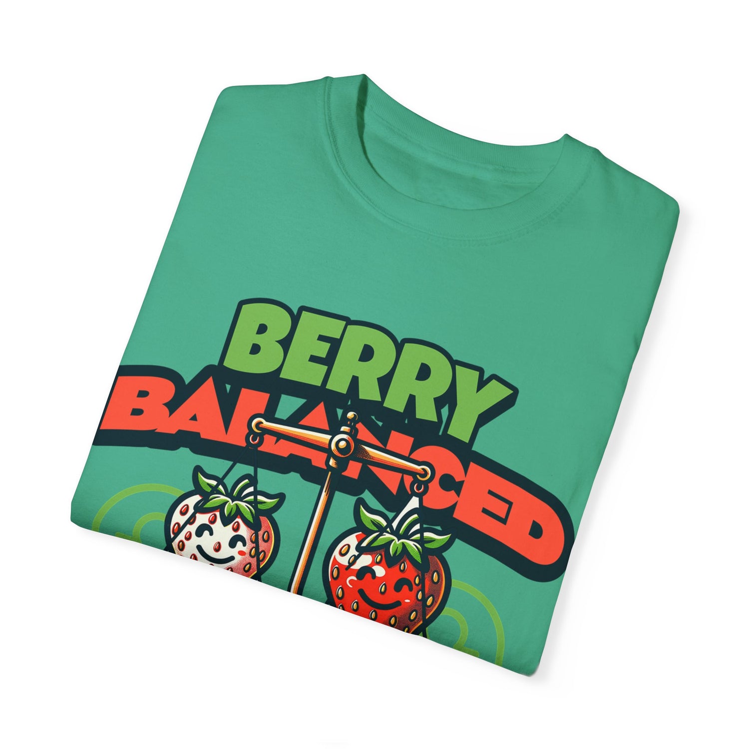 Berry Balanced Unisex Garment-Dyed T-shirt