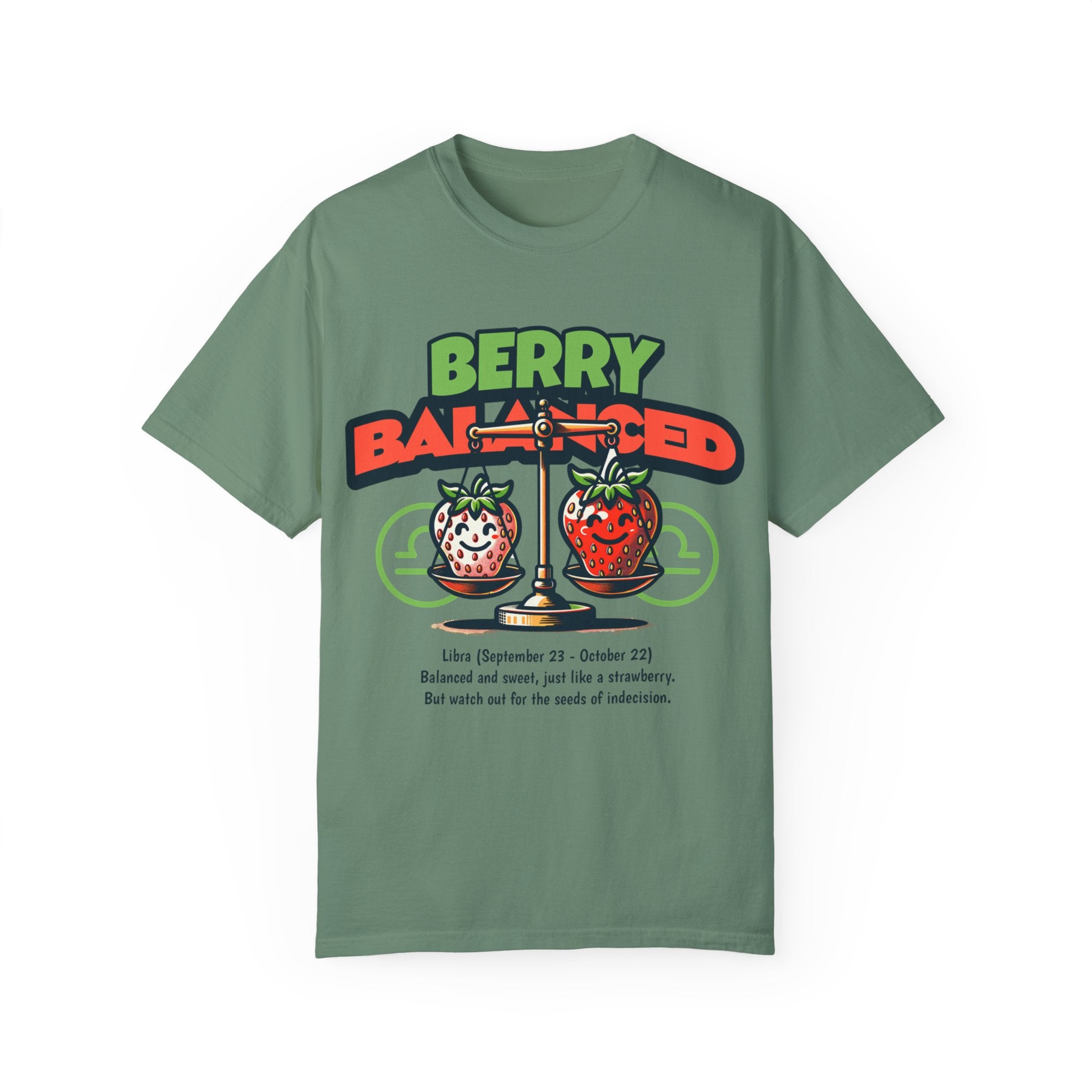 Berry Balanced Unisex Garment-Dyed T-shirt