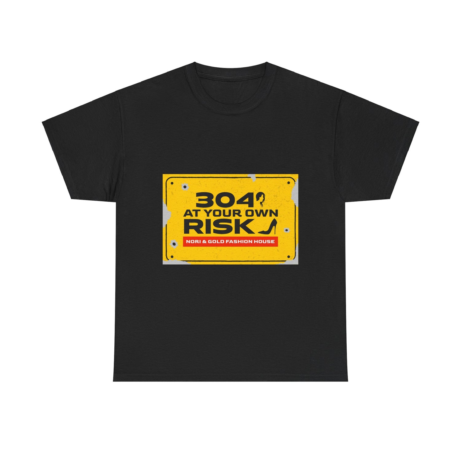 304 At Your Own Risk Unisex Heavy Cotton Tee