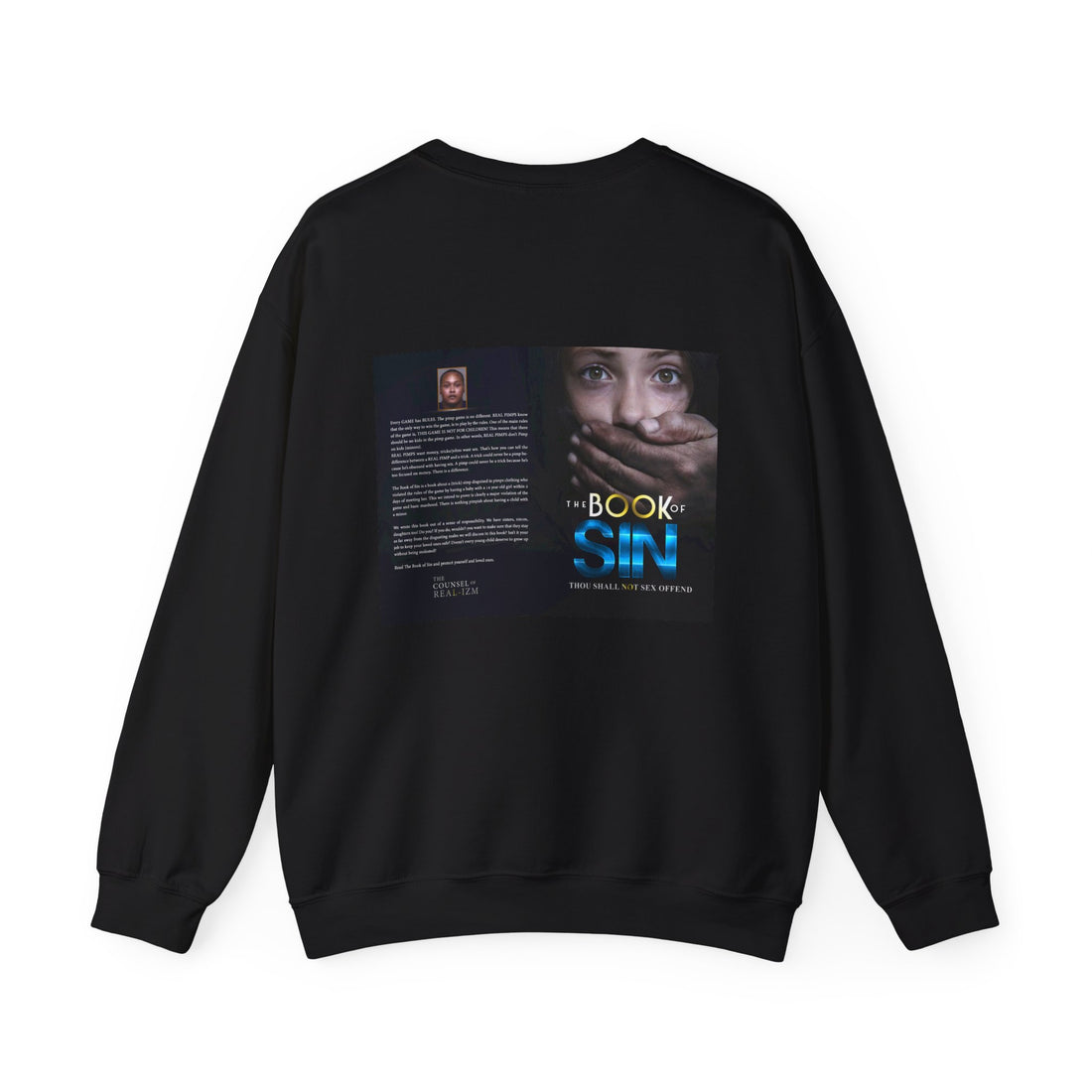 The Book Of Sin Unisex Heavy Blend™ Crewneck Sweatshirt