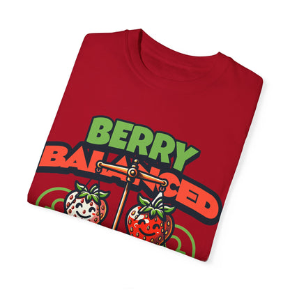 Berry Balanced Unisex Garment-Dyed T-shirt