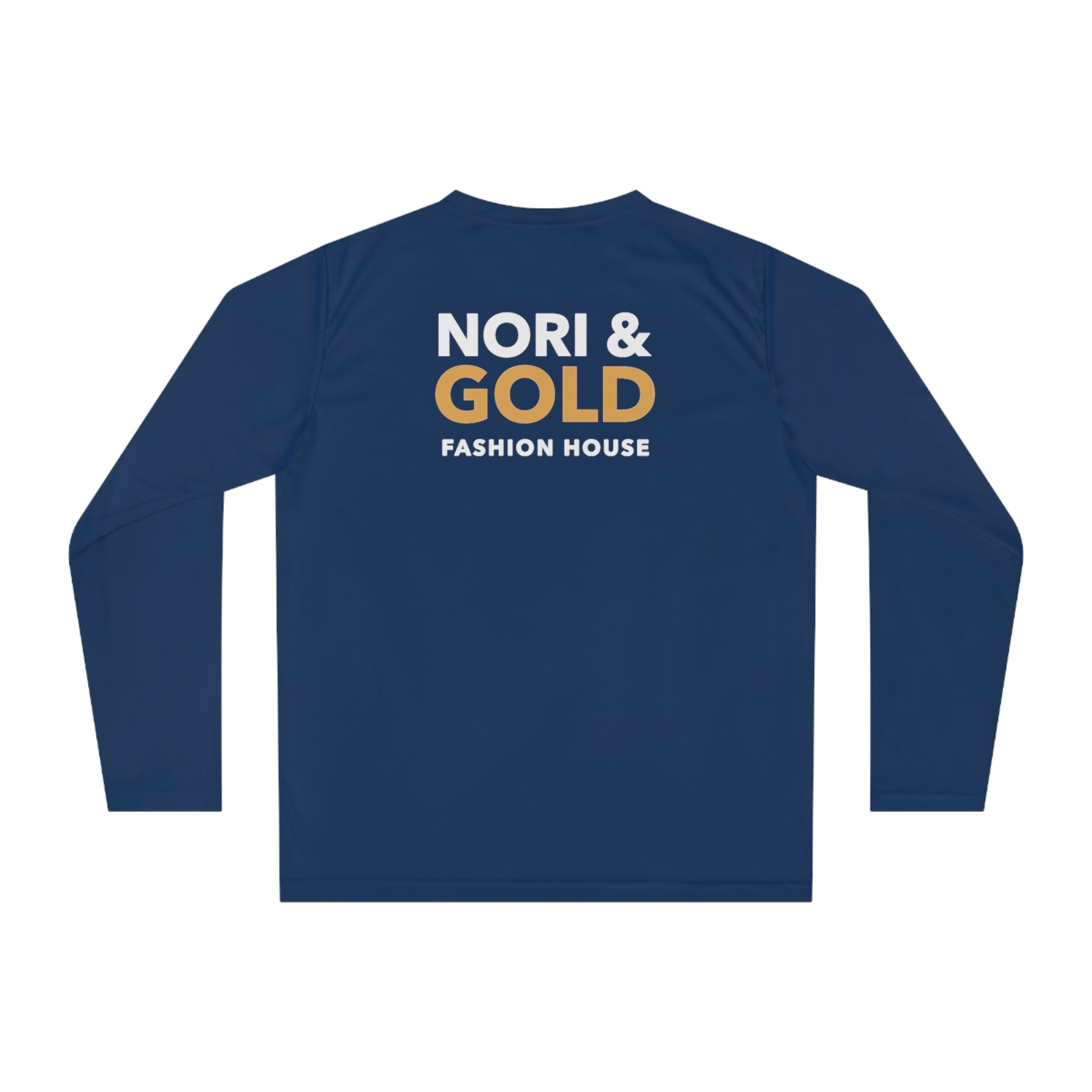 Nori &amp; Gold Everyday Unisex Performance Long Sleeve Shirt