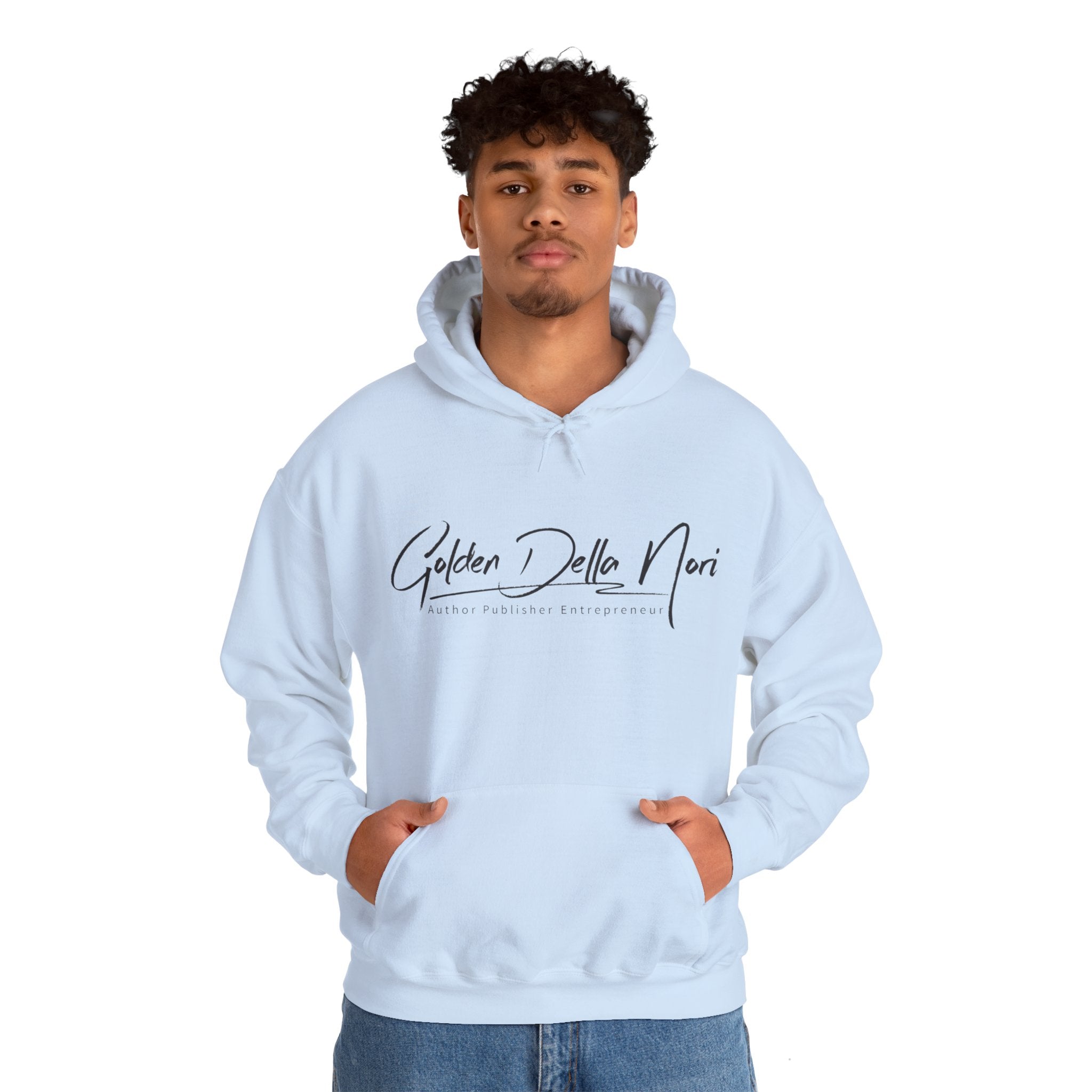 Golden Della Nori Unisex Heavy Blend™ Hooded Author Sweatshirt