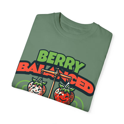 Berry Balanced Unisex Garment-Dyed T-shirt