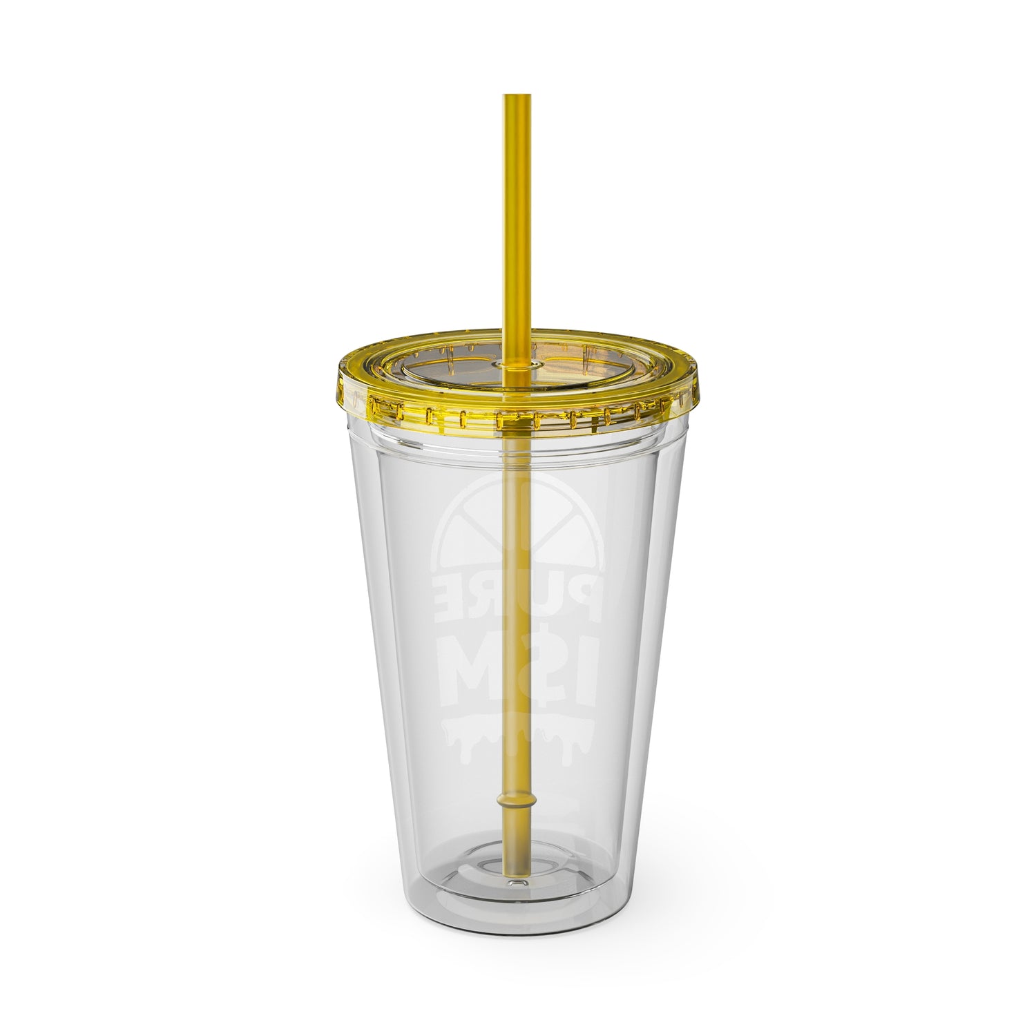 Pure I$M Sunsplash Tumbler with Straw, 16oz