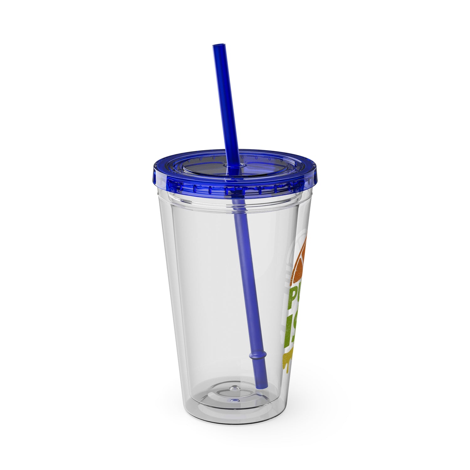 Pure I$M Sunsplash Tumbler with Straw, 16oz