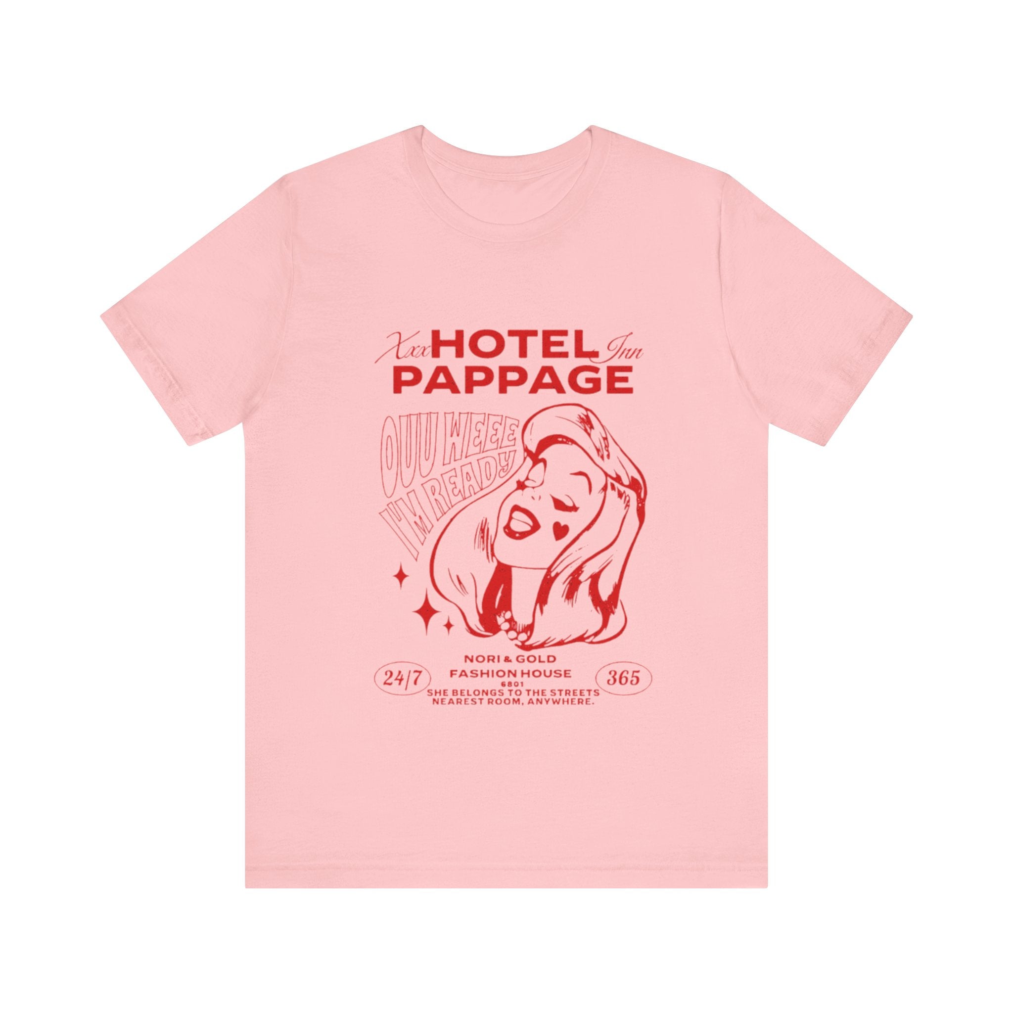 Hotel Pappage Unisex Jersey Short Sleeve Tee