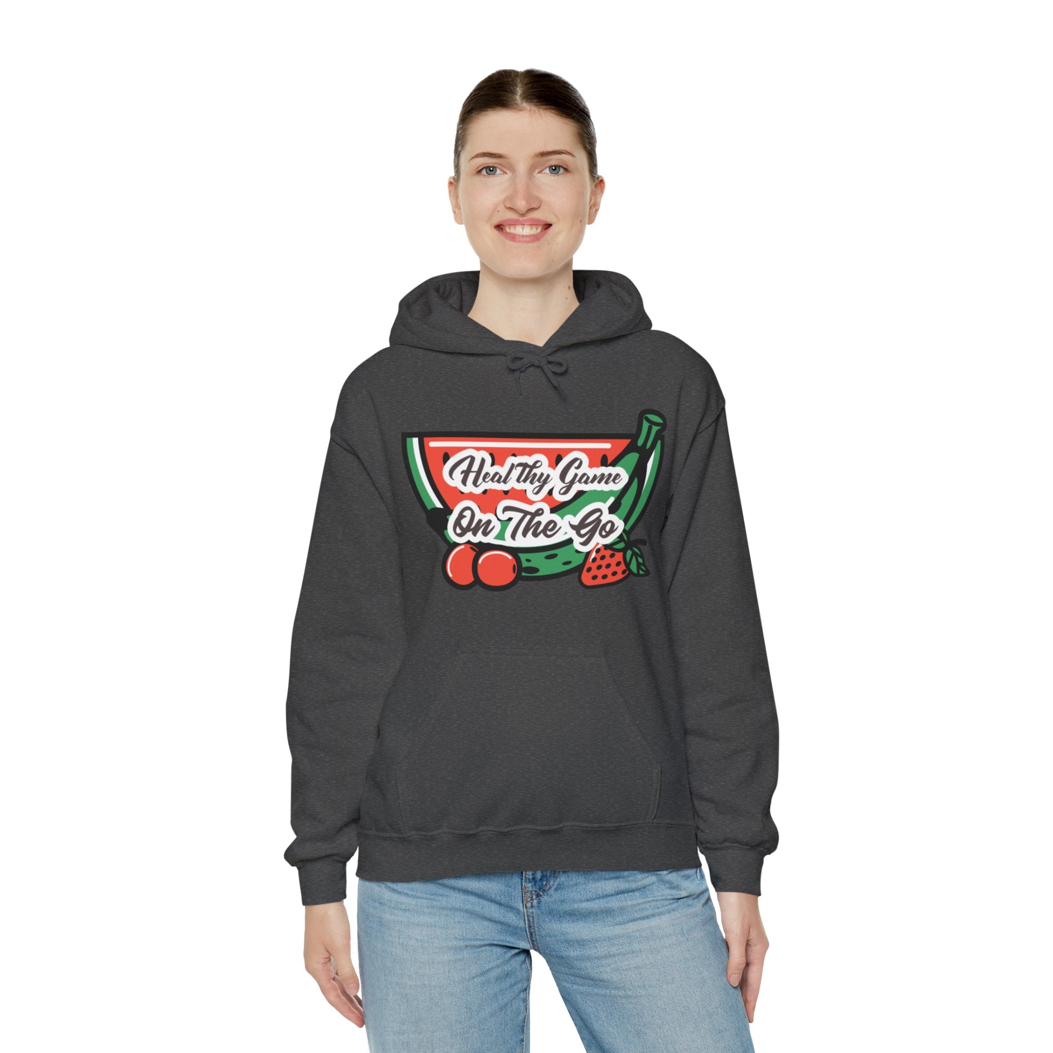 Healthy Game On The Go Unisex Heavy Blend™ Hooded Sweatshirt