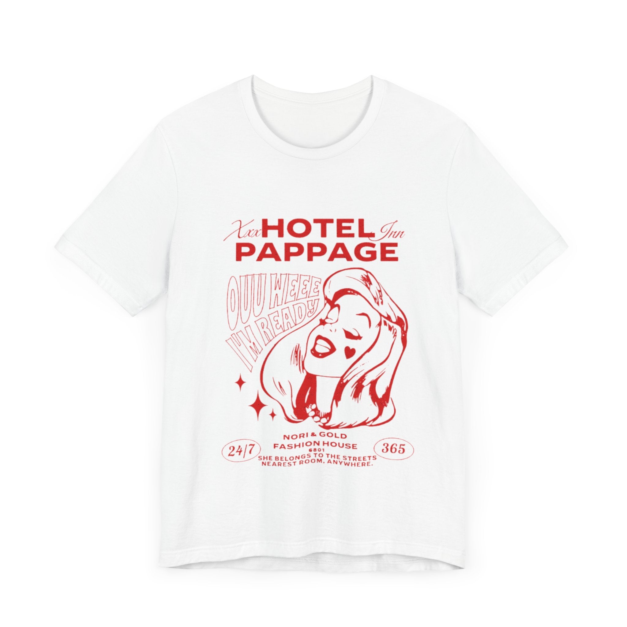 Hotel Pappage Unisex Jersey Short Sleeve Tee