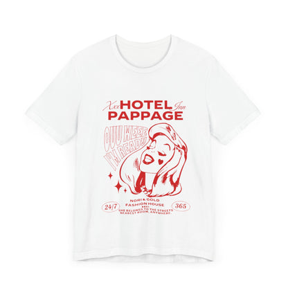 Hotel Pappage Unisex Jersey Short Sleeve Tee