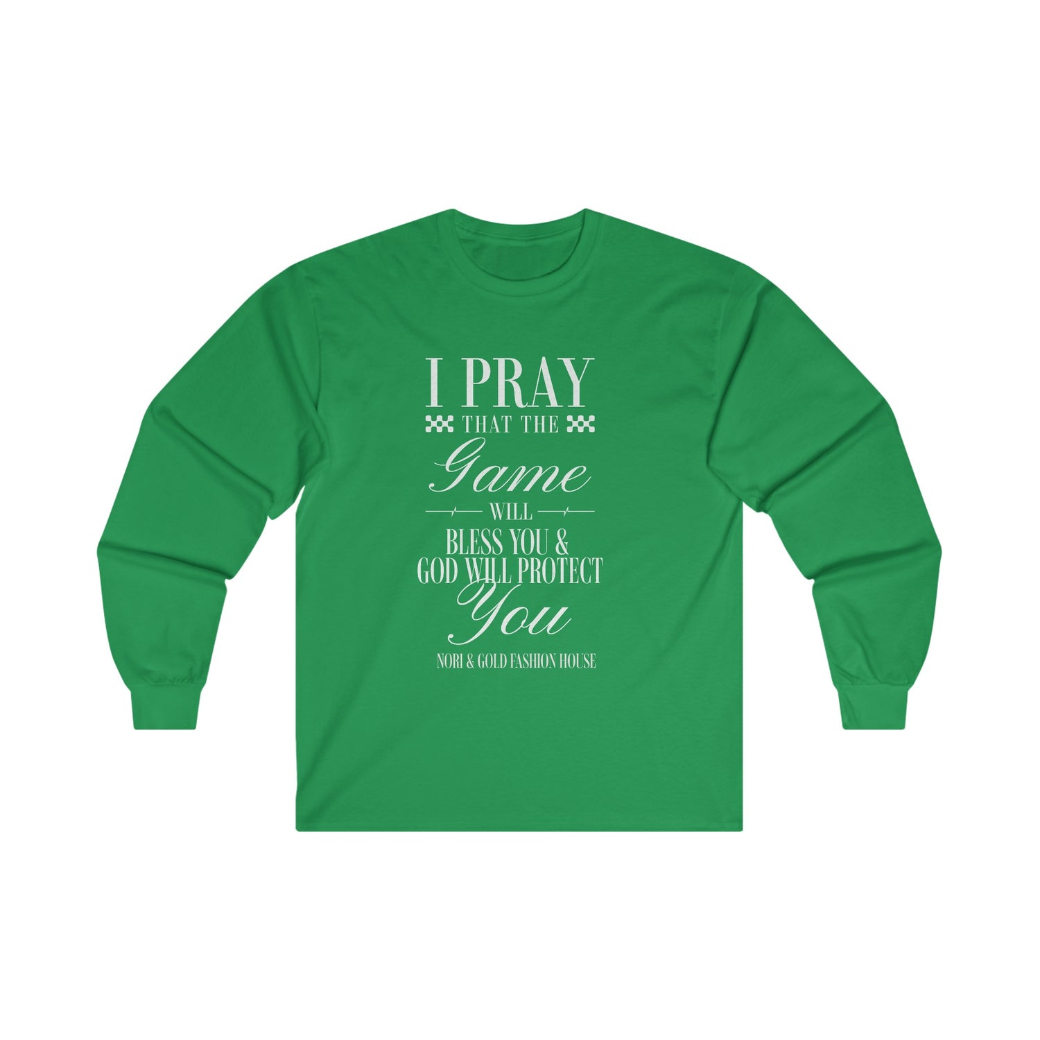 Game Bless God Protects Unisex Ultra Cotton Long Sleeve Tee