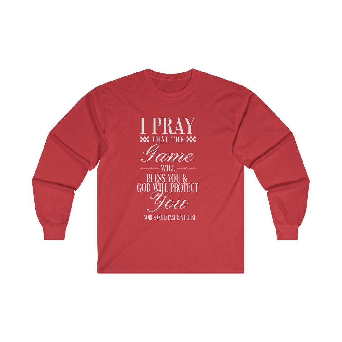 Game Bless God Protects Unisex Ultra Cotton Long Sleeve Tee