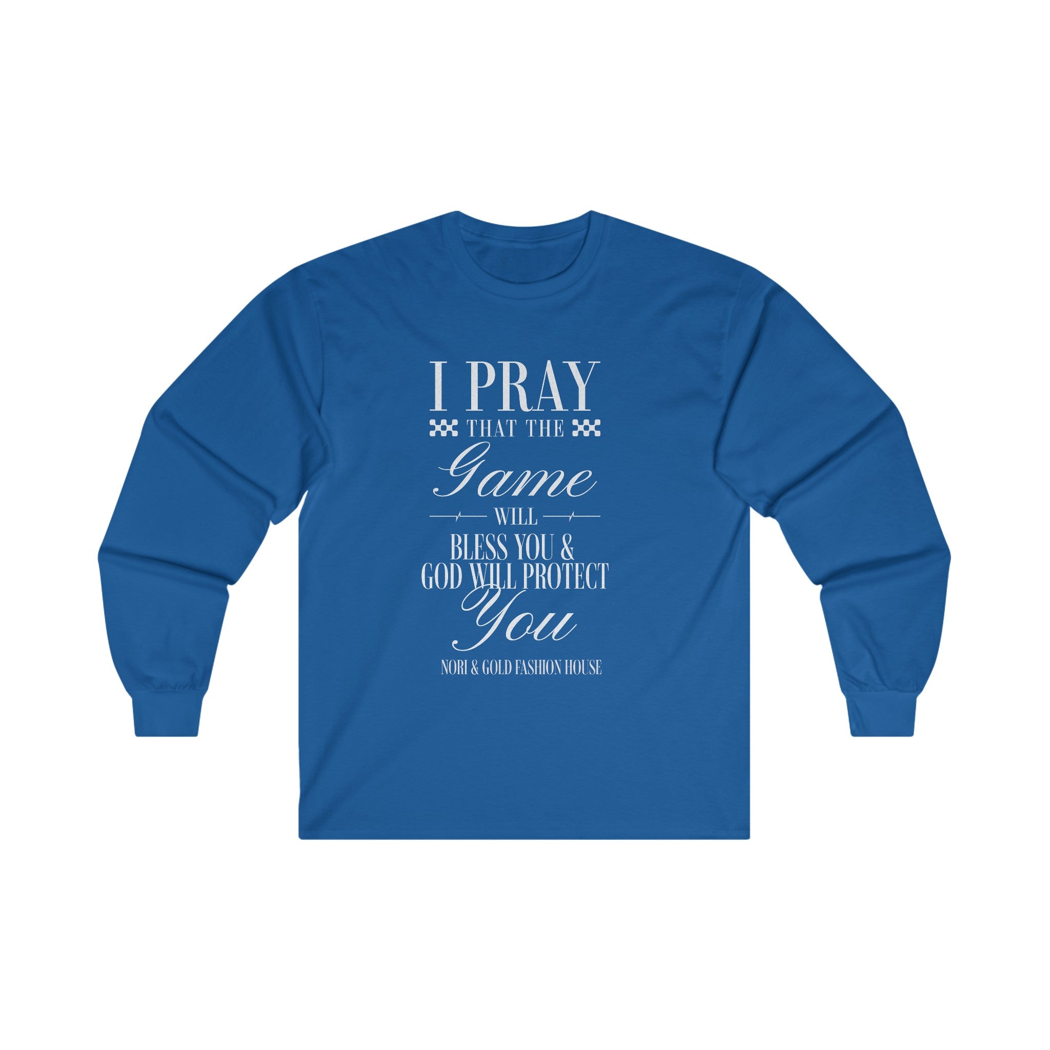 Game Bless God Protects Unisex Ultra Cotton Long Sleeve Tee