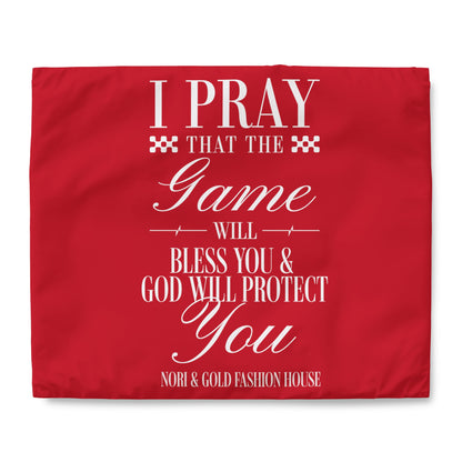 Game Bless God Protects Duvet Cover