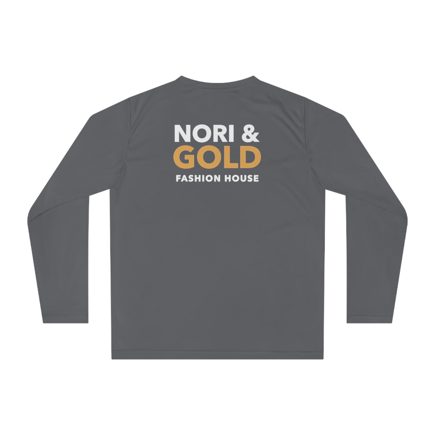 Nori &amp; Gold Everyday Unisex Performance Long Sleeve Shirt