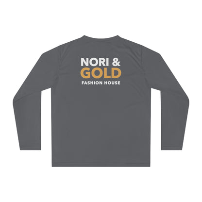 Nori &amp; Gold Everyday Unisex Performance Long Sleeve Shirt